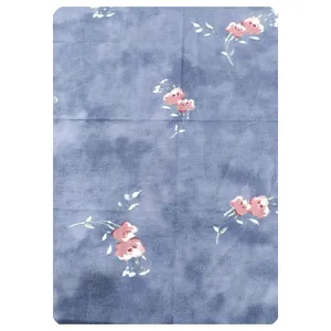 ملحفه کتان نخ رزین تاژ مدل ایزابل دو نفره سایز 235x220 سانتی‌متر