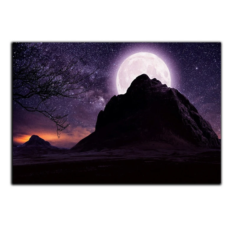 تابلو شاسی بکلیت طرح مهتاب و کوهستان مدل SH-4616