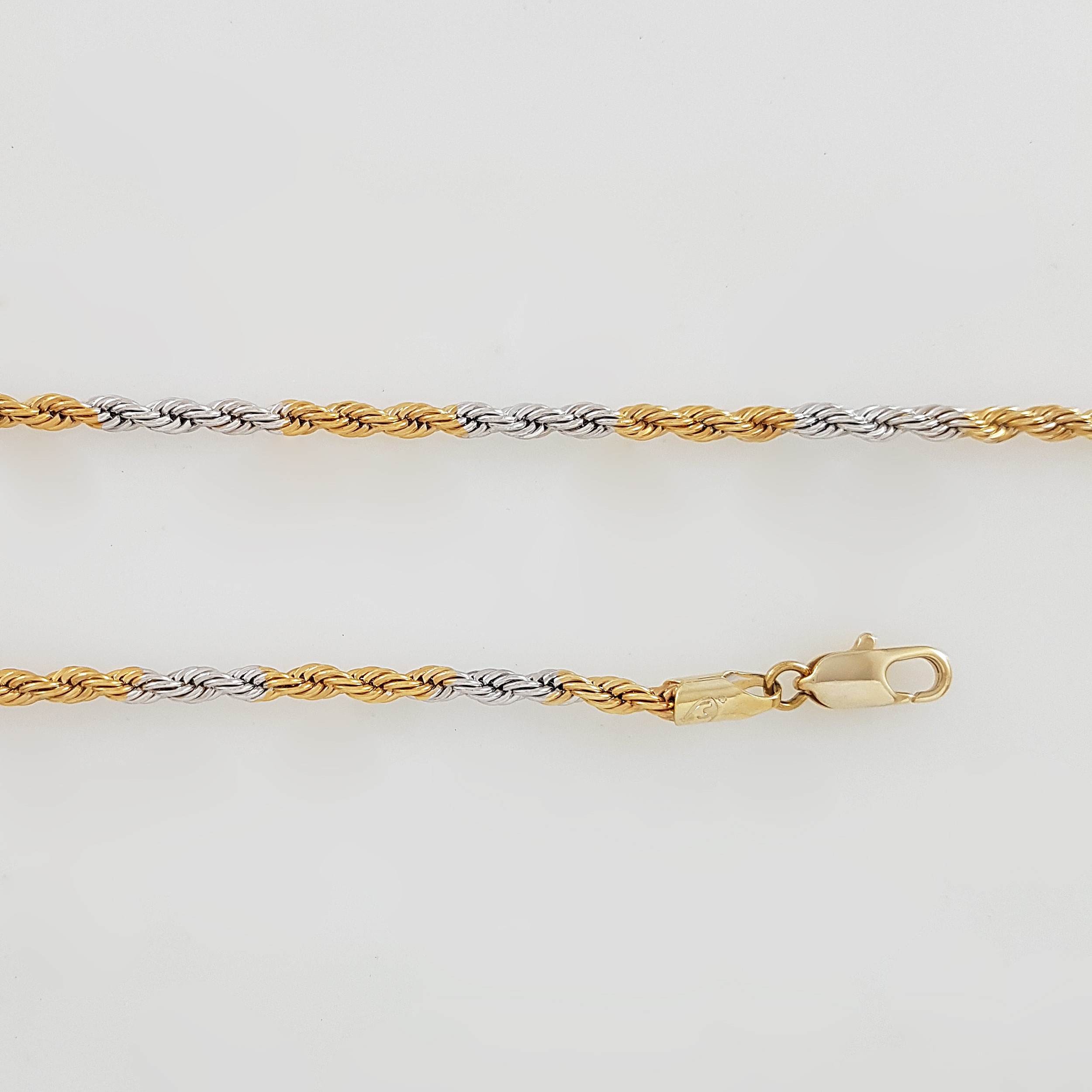 زنجیر زنانه ژوپینگ مدل طنابی ضخیم کد 40cm زنجیر زنانه ژوپینگ مدل طنابی ضخیم کد 40cm