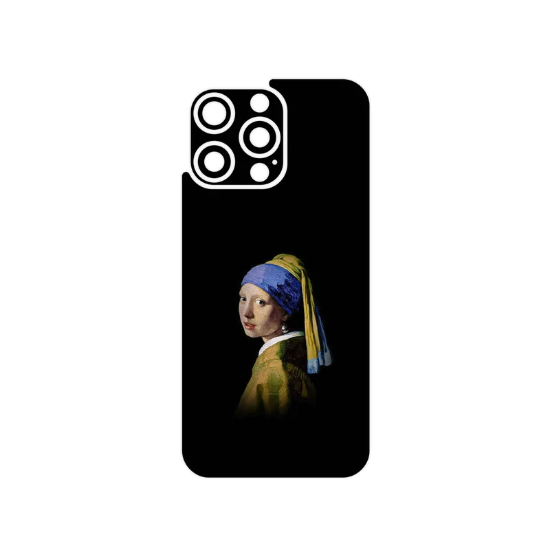 برچسب پوششی ماهوت مدل Girl with a Pearl Earring of Vermeer مناسب برای گوشی موبایل اپل iPhone 15 Pro Max
