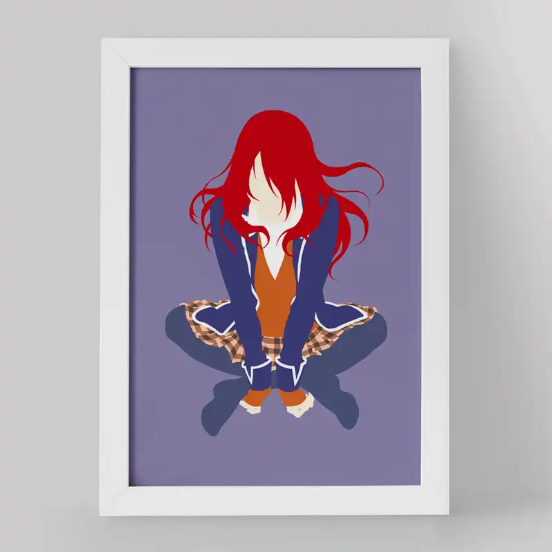 تابلو خندالو مدل ریندو انیمه جنگ غذاها کد 16965