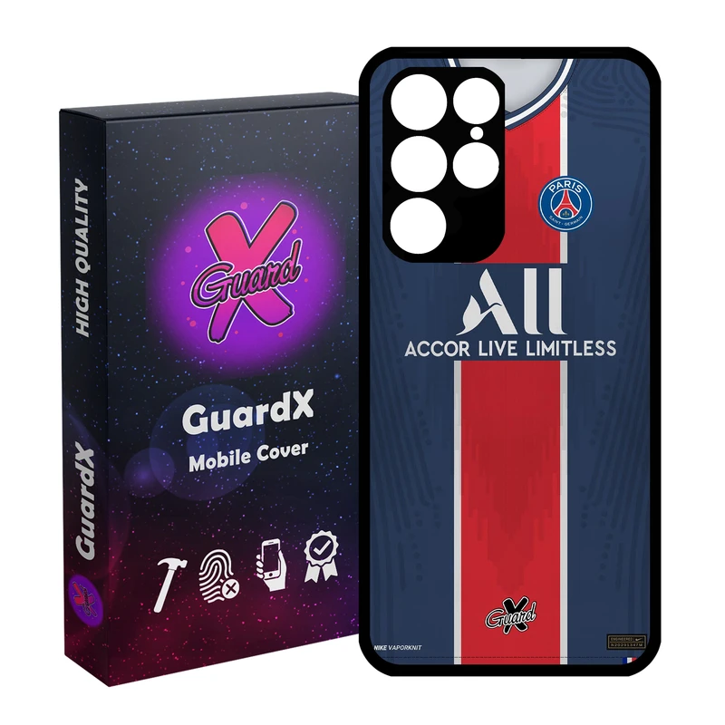 کاور گارد ایکس طرح PSG مدل Glass10255 مناسب برای گوشی موبایل سامسونگ Galaxy S22 Ultra