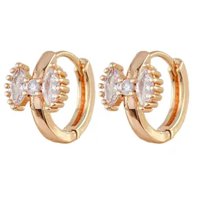 گوشواره زنانه ژوپینگ مدل پاپیون کد AAC989