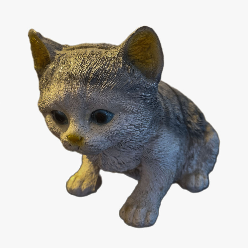 مجسمه مدل بچه گربه نشسته کد-kity