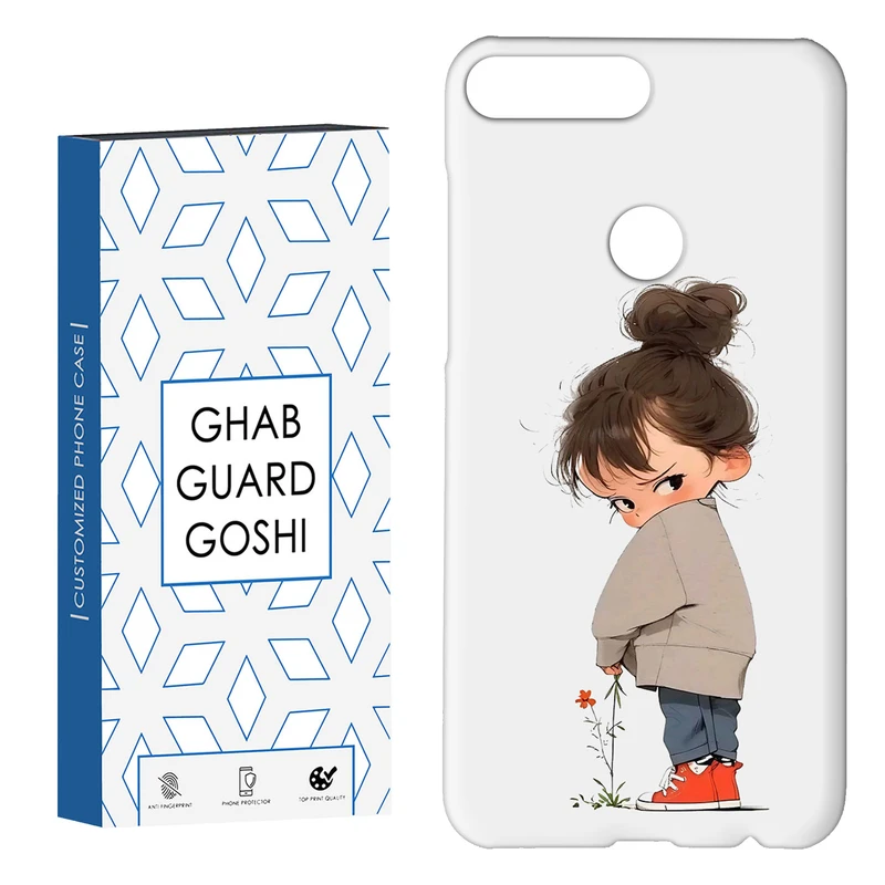 کاور قاب گارد گوشی طرح دختر ملوس کد Dimo-967 مناسب برای گوشی موبایل هوآوی Y7 2018 / Y7 Prime 2018 /7C 