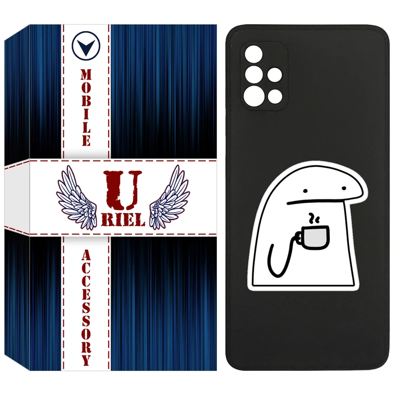 کاور یوریل قاب مدل KSH کد 79 طرح پوکرفیس مناسب برای گوشی موبایل سامسونگ Galaxy A51