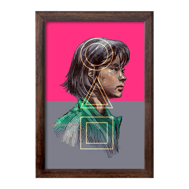 تابلو خندالو طرح کانگ سه بیوک  Squid Game  کد 10809