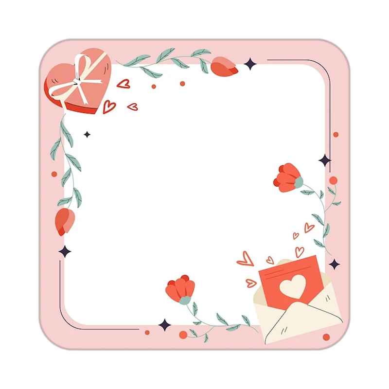 زیر لیوانی کاکتی طرح عاشقانه مدل mp37468