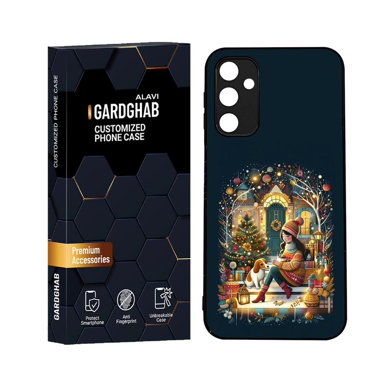 کاور گارد قاب علوی مدل دورژله ای هنری مناسب برای گوشی موبایل سامسونگ Galaxy A24