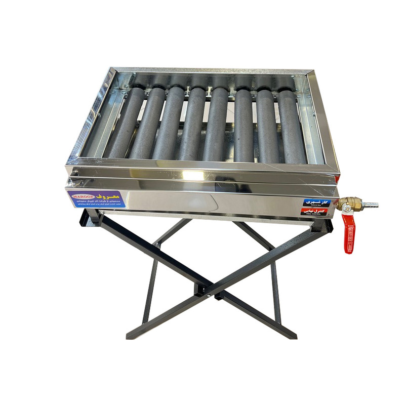 کباب پز معروف مدل 8 شعله پایه دار