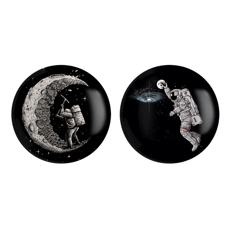 مگنت خندالو طرح فضانورد کد 19341935 مجموعه 2 عددی