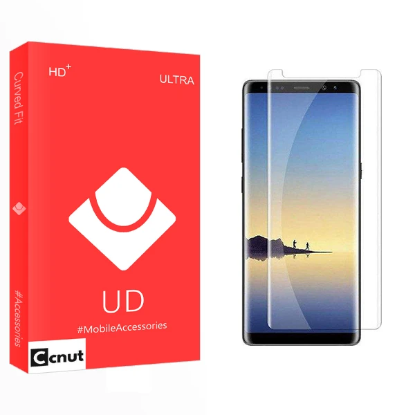 محافظ صفحه نمایش کوکونات مدل UD UV مناسب برای گوشی موبایل سامسونگ Galaxy Note 8
