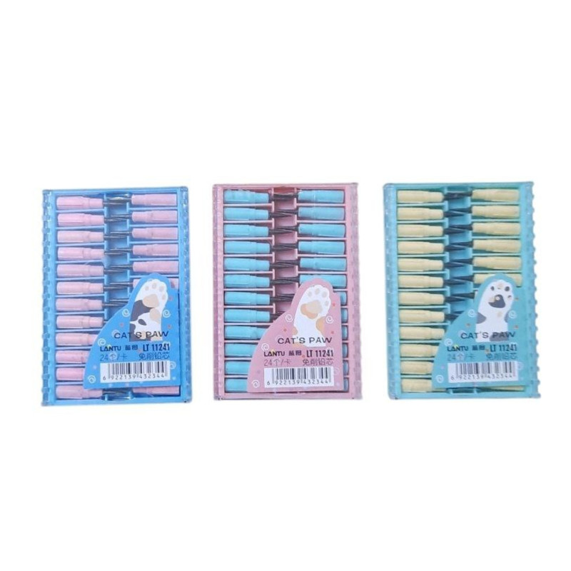 نوک مداد فشنگی مدل پنجه گربه کد mn 01 بسته ۷۲ عددی