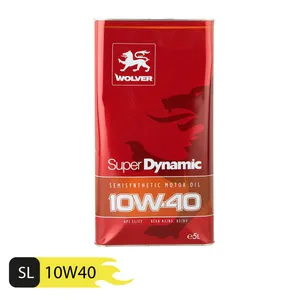 روغن موتور خودرو ولور مدل Super dynamic 10W40 SN حجم 5 لیتر
