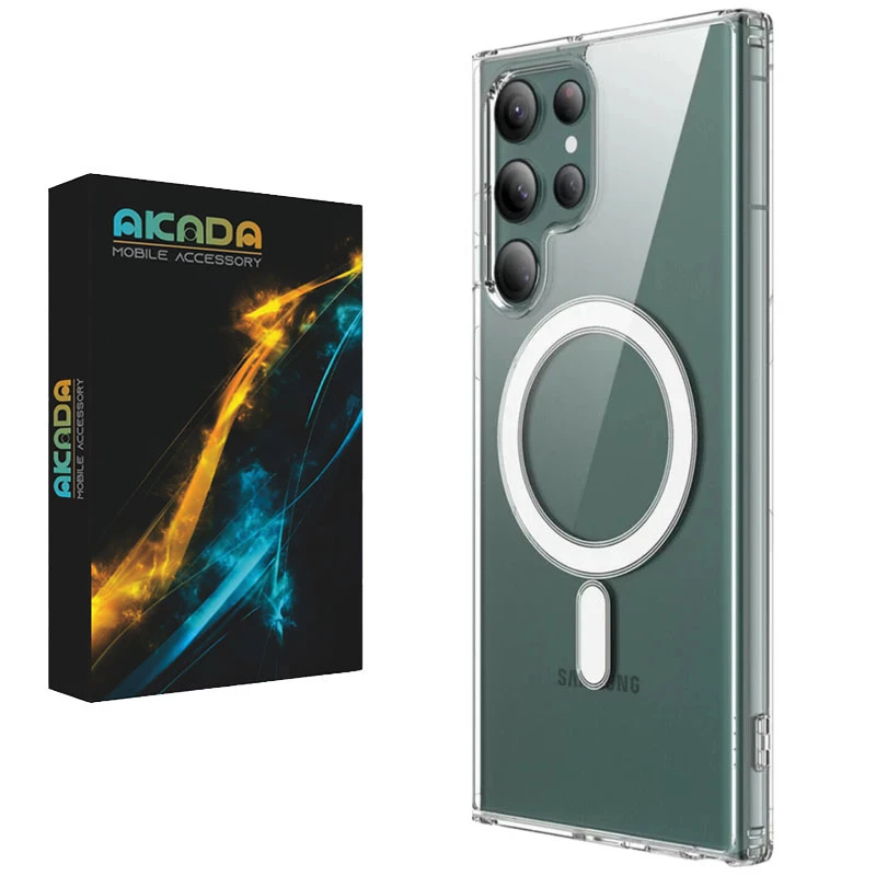 کاور آکادا مدل Magclear مناسب برای گوشی موبایل سامسونگ Galaxy S22 Ultra