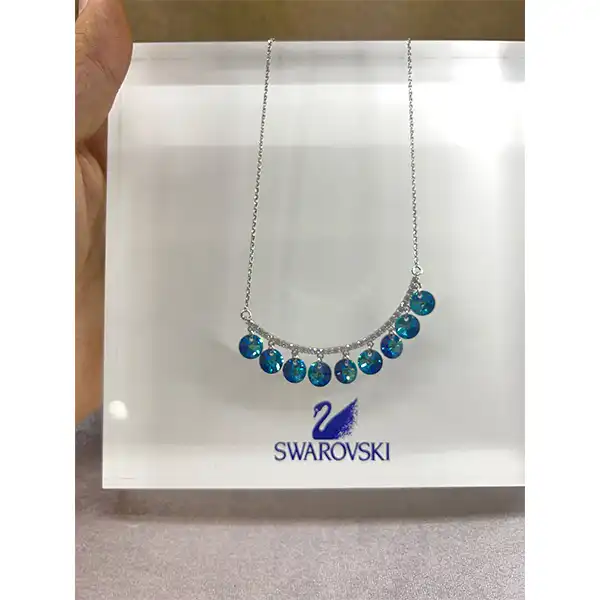 گردنبند زنانه سواروسکی مدل تمام سنگ جواهری کد 4653232