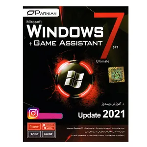 سیستم عامل Widows 7 Ultimate + Game Assistant  2021 نشر پرنیان