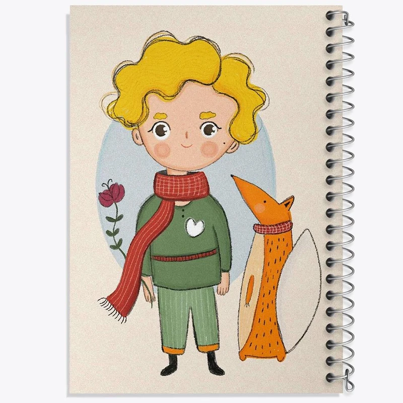 دفتر نت موسیقی 50 برگ خندالو مدل شازده کوچولو کد 25795