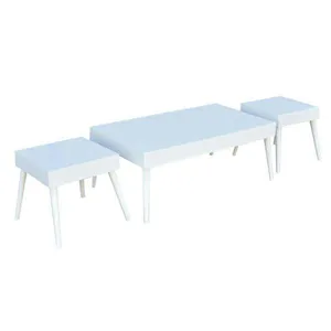 میز پذیرایی طرح چوگان کد A3 مجموعه 3 عددی