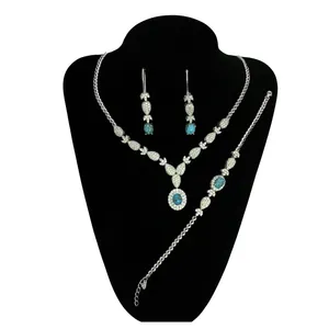 نیم ست نقره زنانه  کد 2084