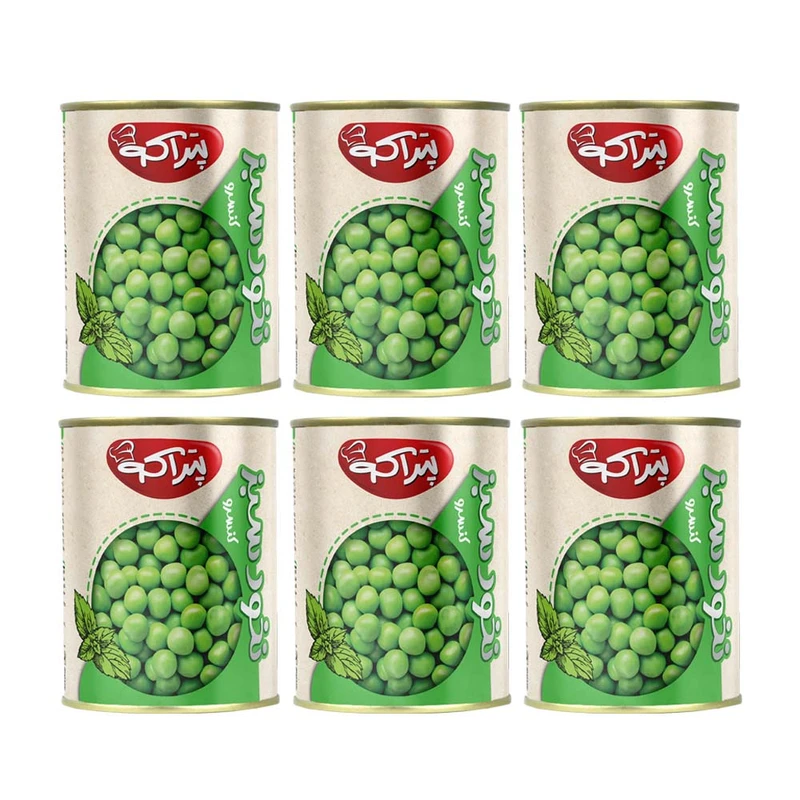 کنسرو نخود سبز پتراکو -400 گرم بسته 6 عددی