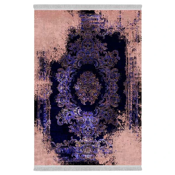 فرش پارچه‌ای دفه مدل فرشینه طرح مدرن کد 364