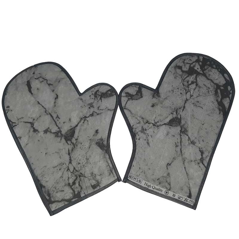 دستکش فر مدل سنگ مرمر بسته 2 عددی