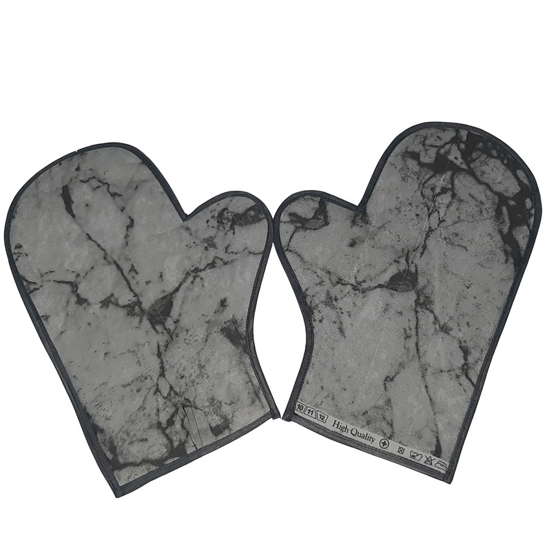 دستکش فر مدل سنگ مرمر بسته 2 عددی