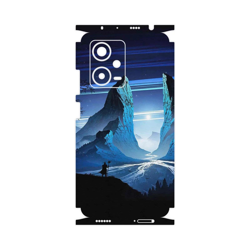 برچسب پوششی ماهوت مدل Blue Mountains Digital Art-FullSkin مناسب برای گوشی موبایل شیائومی Redmi Note 12 Pro Plus