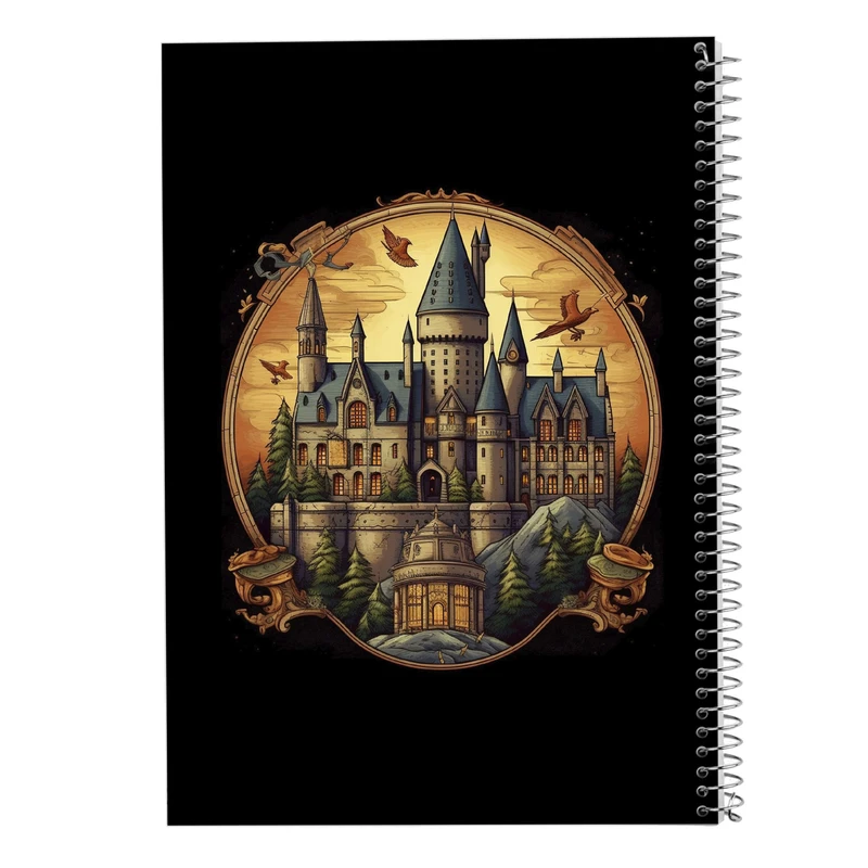 دفتر مشق 100 برگ مدوپد مدل هری پاتر harrypotter کد DF10289