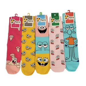 جوراب ساق بلند پاتریس مدل دوستان باب بسته 5 عددی