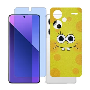Glass Together model matte anti blue Screen Protector Suitable for Xiaomi Redmi Note 13 Pro Plus Mobile Phone with Back cover sticker