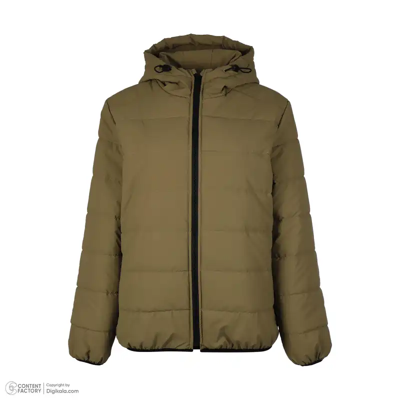 کاپشن زنانه عصر جدید مدل 3045-1 رنگ زیتونی