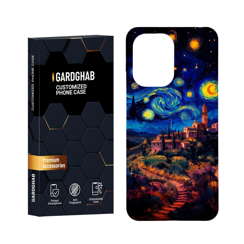 کاور گارد قاب مدل هنری مناسب برای گوشی موبایل شیائومی Redmi 13C 4G / Poco C65