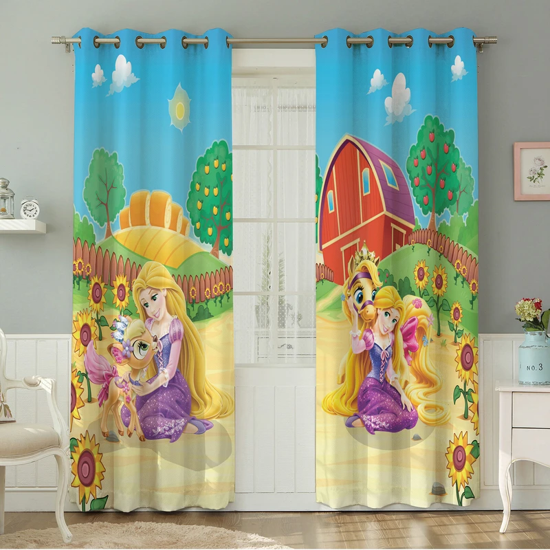 پرده نیروانا طرح  کودک  مدل مخمل کد 4827 سایز 140×280 سانتی متر