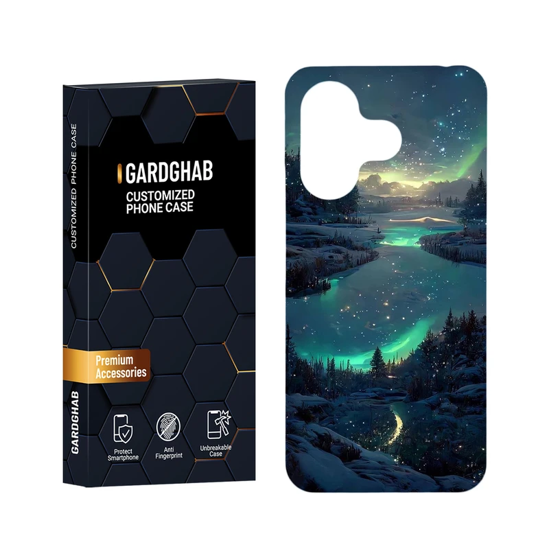 کاور گارد قاب مدل هنری مناسب برای گوشی موبایل شیائومی Redmi 13