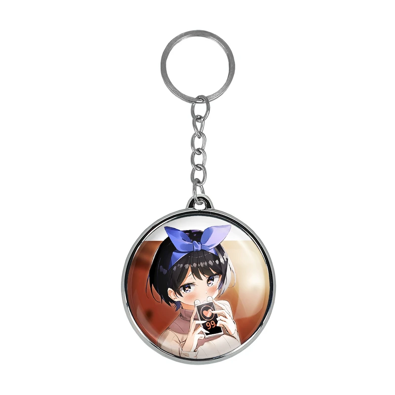 جاکلیدی خندالو طرح روکا انیمه کانوجو اوکاری مدل دوطرفه کد 3485634857