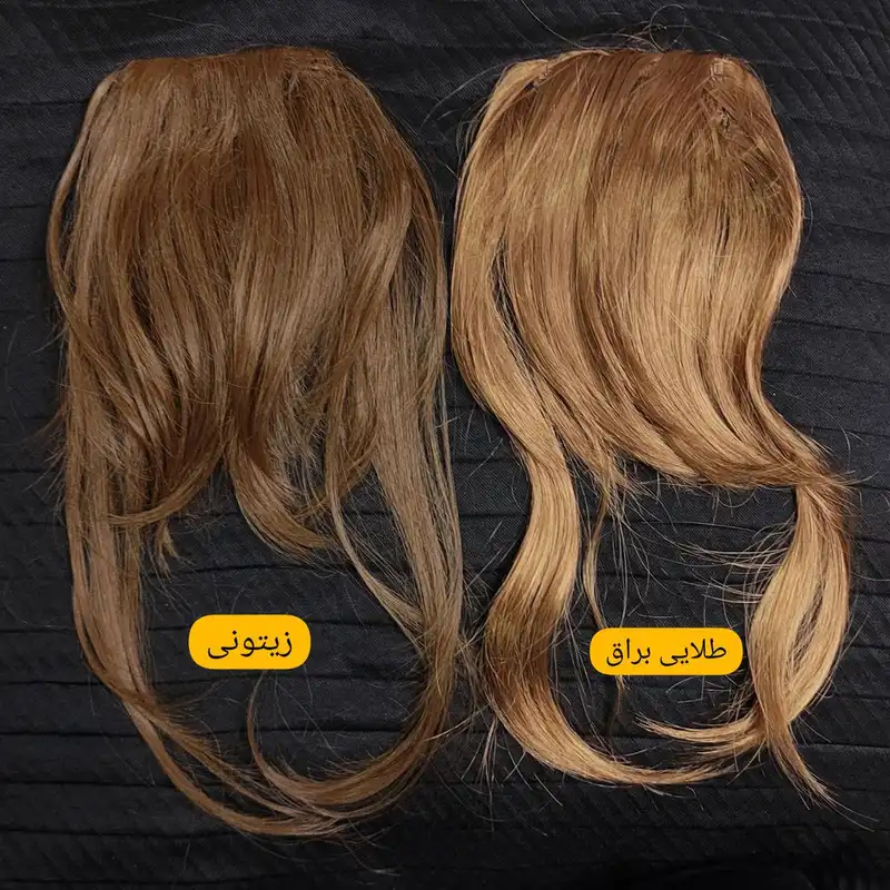 اکستنشن مو زنانه مدل  چتری پرپشت بغل دار