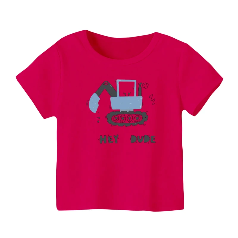 تی شرت آستین کوتاه بچگانه مدل ماشین کد ۵