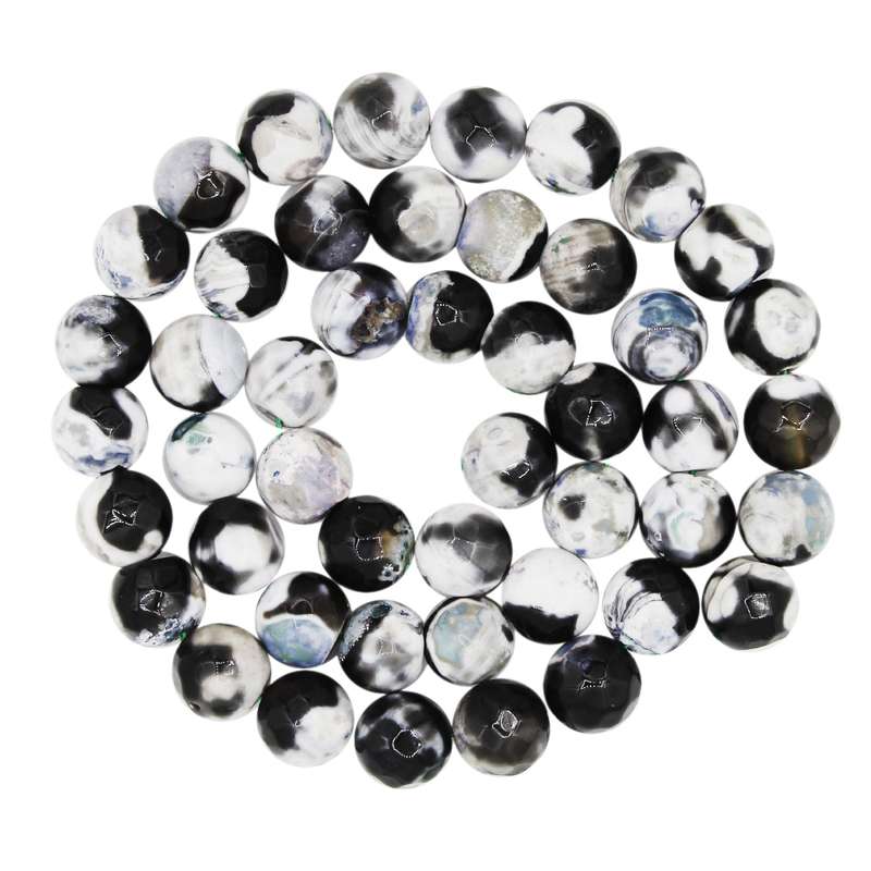 ریسه سنگ عقیق آتشین رزالیا مدل Vina-AB-127