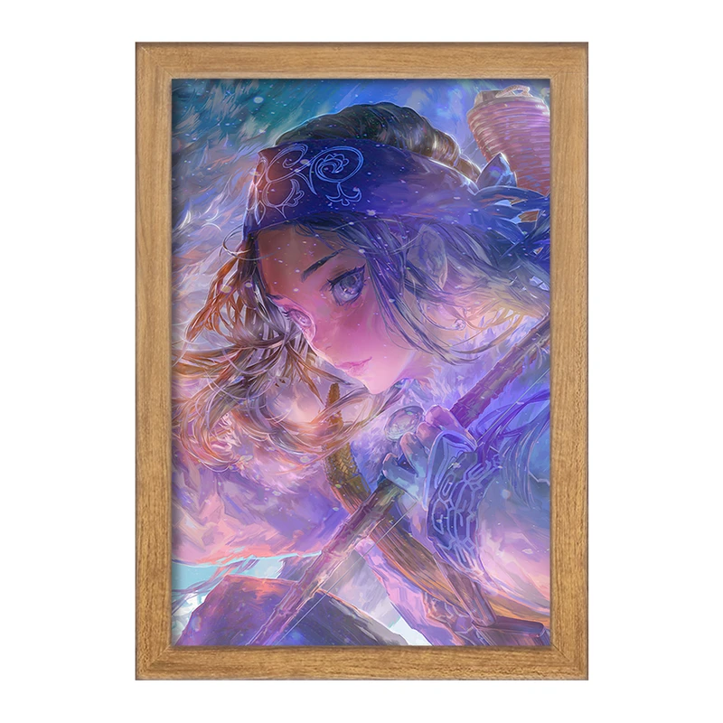 تابلو خندالو مدل اسیرپا انیمه کامویی طلایی Golden Kamuy کد 23738