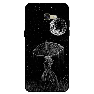 Megafone Girl and Moon 1369 Cover For Samsung Galaxy A710 / A7 2016