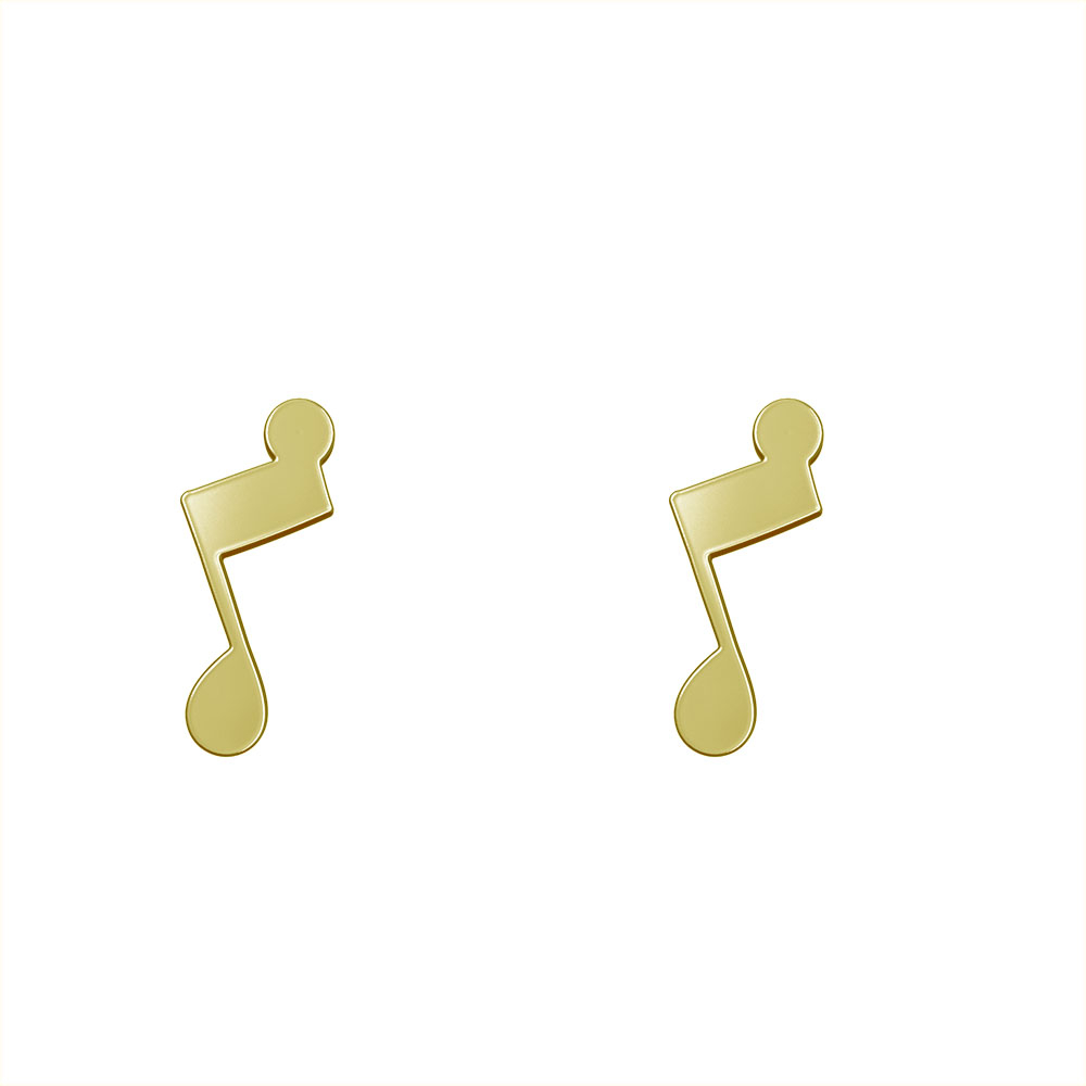 گوشواره طلا 18 عیار زنانه مدوپد مدل نت کد GA1-10498