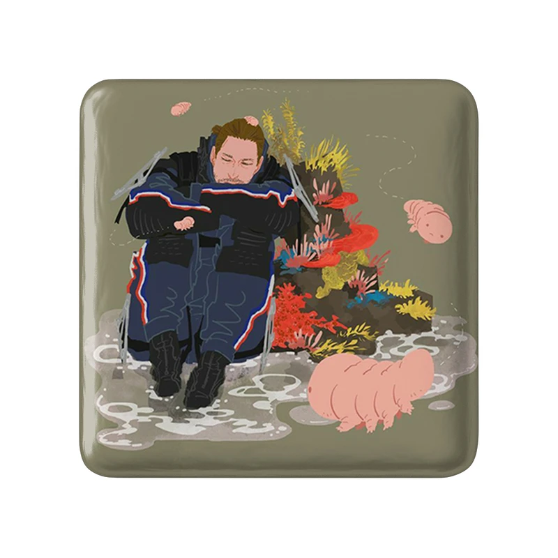 مگنت خندالو طرح بازی دث استرندینگ (Death Stranding) مدل مربعی کد 35093