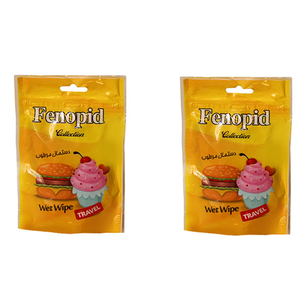 دستمال مرطوب فنوپید مدل a 432 مجموعه 2 عددی