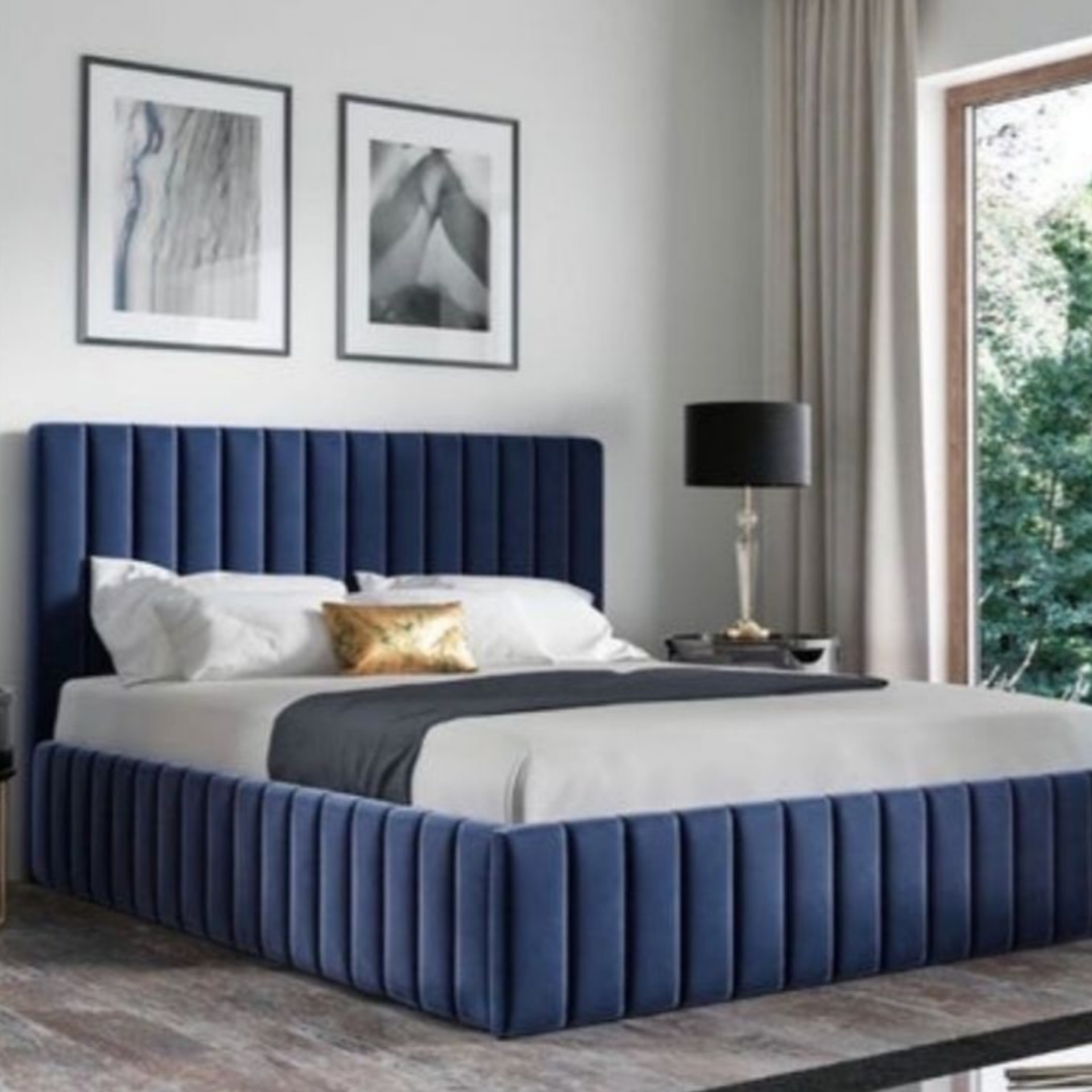 تخت خواب دونفره مدل سوگند سایز 160×200 سانتی متر