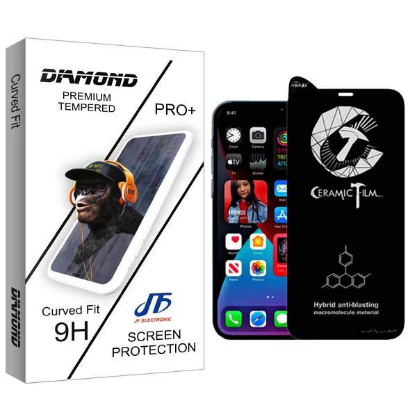 محافظ صفحه نمایش سرامیکی میتوبل جی اف مدل +Diamond مناسب برای گوشی موبایل اپل iPhone 12