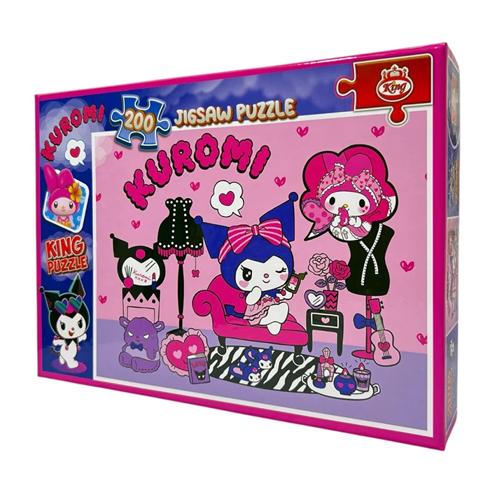 پازل 200 تکه کینگ مدل کرومی مناسب برای 5 سال به بالا