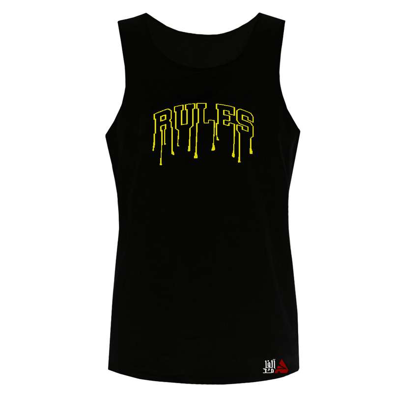 تاپ مردانه مدل Rules کد b025 رنگ مشکی 