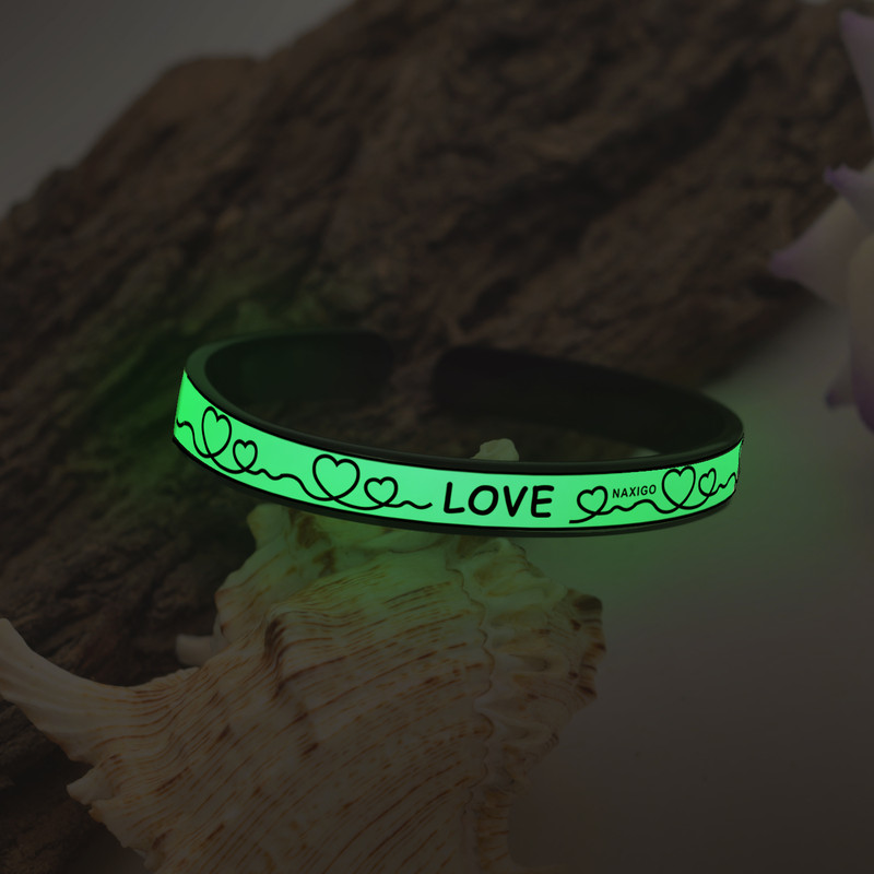 دستبند ناکسیگو طرح Love مدل BR4973